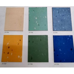 PVC同质透心卷材地板供应  吸音耐磨防水防滑环保