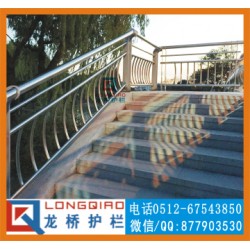 吴江桥梁防撞护栏 景区桥梁栏杆 304不锈钢碳钢复合管材质
